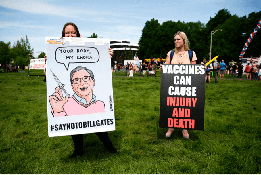 Anti-vaxxers have finally incurred the wrath of the celebs